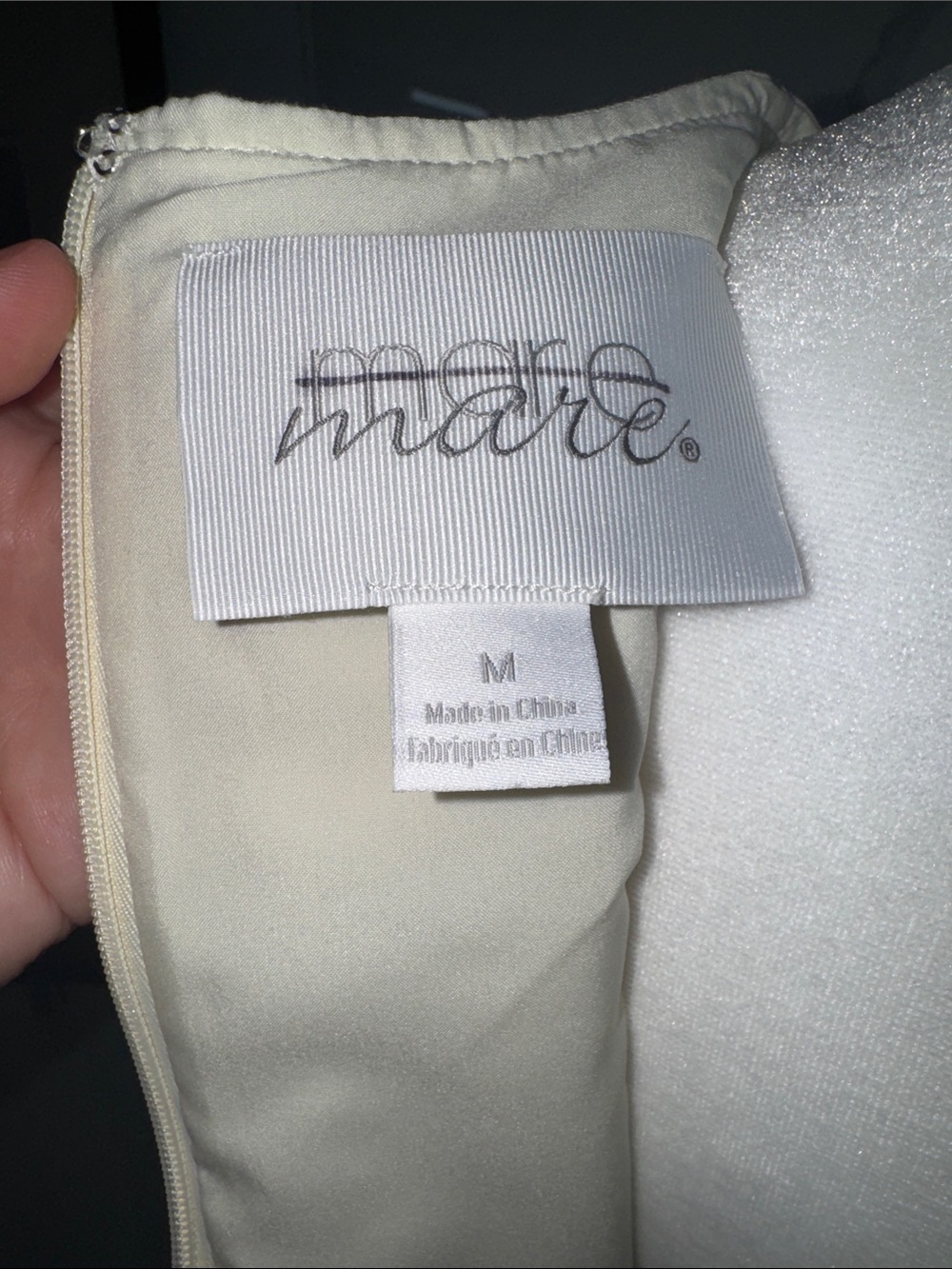 Anthropologie Mare Mare Sleeveless Top Cream Peplum Structured - Picture 12 of 12